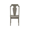 ACME Zumala Beige Linen & Weathered Oak Side Chair (Set-2) Model 73262