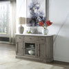 ACME Zumala Natural Marble Top & Weathered Oak Server Model 73263
