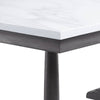 ACME Yabeina Natural Marble Top & Gray Oak Dining Table Model 73265
