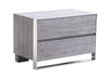 Modrest Arlene Modern Grey Elm Nightstand Model VGVCN006