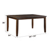 ACME Urbana Espresso Counter Height Table Model 74630