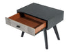 Nova Domus Panther Contemporary Grey & Black Nightstand Model VGMABR-77-NS
