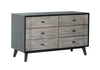 Nova Domus Panther Contemporary Grey & Black Dresser Model VGMABR-77-DRS