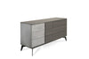 Nova Domus Palermo Italian Modern Faux Concrete & Grey Bedroom Set Model VGACPALERMO-SET
