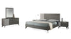 Queen Nova Domus Palermo Italian Modern Faux Concrete & Grey Bedroom Set Model VGACPALERMO-SET-Q