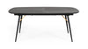 Modrest Billy Modern Black Oak & Gold Extendable Dining Table Model VGDWJ3498