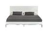 Nova Domus Valencia Contemporary White Bed Model VGMABR-76-BED