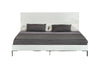 Eastern King Nova Domus Valencia Contemporary White Bed Model VGMABR-76-BED-EK