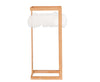 Modrest Halifax Modern White Faux Fur & Rosegold Bar Stool Model VGRH-RHS-DC-212-WHT