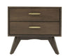 Modrest Novak Modern Dark Oak Nightstand Model VGLBNANT-NS60