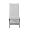 Modrest Kilson Modern White Leatherette & Stainless Steel Dining Chair (Set Of 2) Model VGVCB1819-WHT