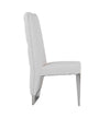 Modrest Kilson Modern White Leatherette & Stainless Steel Dining Chair (Set Of 2) Model VGVCB1819-WHT