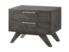 Nova Domus Soria Modern Grey Wash Nightstand Model VGMABR-32-NS-GRY