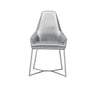 Modrest Sarah Modern Pearl Grey Leatherette Dining Chair (Set Of 2) Model VGZAY917-PRL
