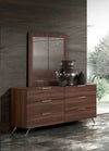 Nova Domus Brooklyn Italian Modern Walnut Mirror Model VGACBROOKLYN-MIR