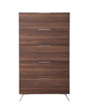 Nova Domus Brooklyn Italian Modern Walnut Chest Model VGACBROOKLYN-CHEST