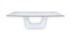 Modrest Baldwin Modern White Ceramic Extendable Dining Table Model VGNS-GD8684-C