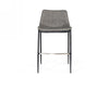 Modrest Jane Modern Grey & Black Counter Stool (Set Of 2) Model VGHR5361C-GRY-BLK-BS