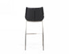 Modrest Dave Modern Black Eco Leather Bar Stool (Set Of 2) Model VGHR5368-B