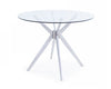 Modrest Dallas Modern Brushed Stainless Steel Dining Table Model VGHR7038-BSS