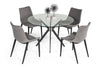Modrest Dallas Modern Black Dining TableModel VGHR7038-BLK
