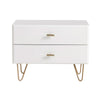 Modrest Bryan Modern White Nightstand Model VGMABR-82-WHT-NS