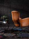 Modrest Kirk Modern Brown Eco Leather Accent ChairModel VGBNEC-059