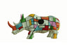 Modrest Abstract Colorful Rhino Sculpture Model VGTHDL-546