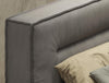 Lamod Italia Hollywood Eastern King Italian Contemporary Grey Leather Bed Model VGDDHOLLYWOOD-EK-EK