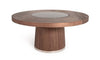 Modrest Houston Round Modern Dining Table Model VGHB850T-WAL