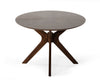 Modrest Prospect Modern Oval Walnut Dining Table Model VGMAMIT-5276-1