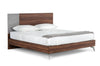 Nova Domus Palermo Italian Modern Faux Concrete & Noce Bodrum Bedroom Set Model VGACPALERMO-WAL-SET