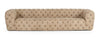 Lamod Italia Ellington Italian Beige Nubuck Leather 4 Seater Sofa Model VGCCRIALTO4