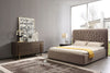 Modrest Moontide Eastern King Glam Beige Velvet And Brushed Brass Bed Model VGVCBD1922-19-BED-EK