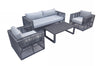 Renava Whimsy Modern Outdoor Light Grey & Dark Grey Sofa Set Model VGGE-MARGE