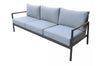 Renava Kiowa Modern Outdoor Grey & Black Sofa Set Model VGGE-BRIZE
