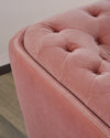 Divani Casa Aiken Modern Salmon Velvet LoveseatModel VGMB-1960-L