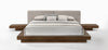 Modrest Tokyo Queen Contemporary Walnut And Grey Platform BedModel VGMABR-90-WAL-GRAY-Q