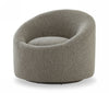 Modrest Frontier Glam Grey Fabric Accent Chair Model VGODZW-993