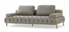 Divani Casa Ladera Glam Grey And Gold Fabric Sofa Model VGODZW-9106