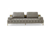 Divani Casa Ladera Glam Grey And Gold Fabric Sofa Model VGODZW-9106