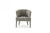 Modrest Ladera Glam Grey Fabric Accent Chair Model VGODZW-857