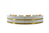 Divani Casa Kiva Glam Beige & Gold Fabric Curved Sectional Sofa Model VGODZW-9114