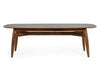 Modrest Ackley Modern Walnut Rectangular Dining Table Model VGMAMIT-8117