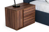 Nova Domus Asus Italian Modern Walnut Nightstand Model VGACASUS-NS-WAL