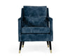 Divani Casa Doherty Mid Century Blue Accent Chair Model VGHK-F4008-20