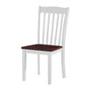 ACME Green Leigh White & Walnut Side Chair (Set-2) Model 77077