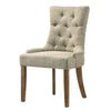 ACME Yotam Beige Fabric & Salvaged Oak Side Chair (Set-2) Model 77162