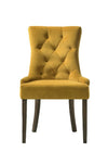ACME Farren Yellow Velvet & Espresso Side Chair (Set-2) Model 77163