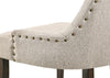 ACME Farren Beige Fabric & Weathered Oak Side Chair (Set-2) Model 77172